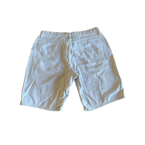 Riders by Lee Vintage Beige Twill Jeans Shorts Size 12 High Waist - Picture 2 of 8